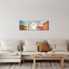 Mutatók felirattal képe (órával) (90x30 cm)