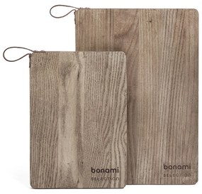 Fa vágódeszka készlet szeleteléshez 2 db-os – Bonami Selection