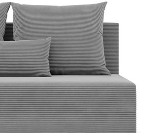 Nobu kanapé, kordbársony, szürke