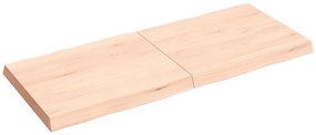 kezeletlen tömör fa asztallap 120x50x(2-6) cm