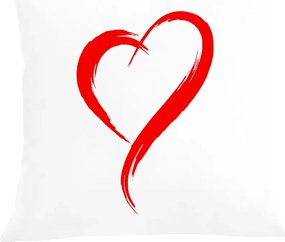 Párna párnahuzat Szív Szerelem Valentin nap