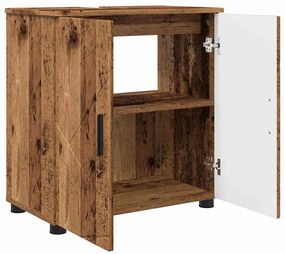 Fürdőszoba Székény polcokkal Régi fa 61 x 35 x 64 cm Faanyag