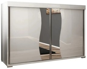 Tablet 2 120 Tolóajtós Komód 120cm, Fehér