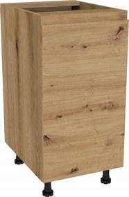 Konyhaszekrény alsó 40 Frezo tölgy Evoke front fogantyú nélküli tölgy Artisan