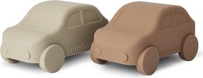 NUUROO szilikon játék kisautó- 2db Homok