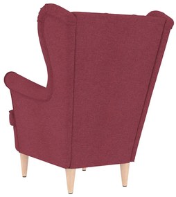 bordó szövetfotel 74 x 84 x 100 cm