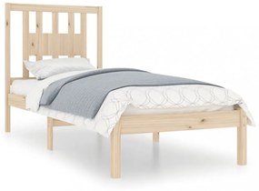 Single tömör fa ágykeret 90 x 190 cm