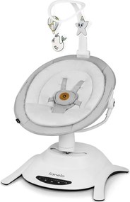 Lionelo - BELLA zenélő babahinta, betonszürke + távirányító