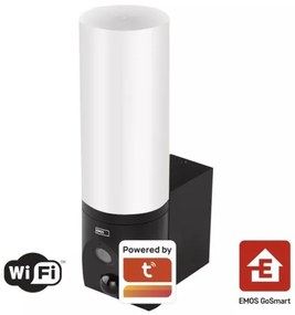 GoSmart LED/12W/230V IP65 Wi-Fi kültéri okos kamera világítással, fekete