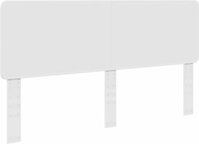 vidaXL Fejtámla Fényes Fehér 180 cm Faanyag