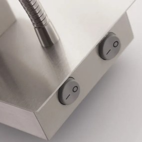 Eglo - LED Flexibilis lámpa PASTERI 1xE27/40W+LED/3,8W fehér