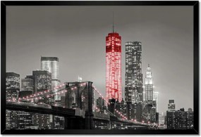Poszterek keretben 60x40 New York Manhattan híd