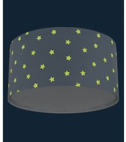 Dalber 82216T - Gyermek mennyezeti lámpa STAR LIGHT 2xE27/60W/230V kék