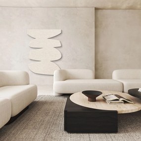 Textil akusztikus panel 88x118 cm Stone Balance – Malerifabrikken