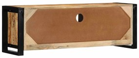 TV szekrény 100x30x35 cm tömör durva fa Mango