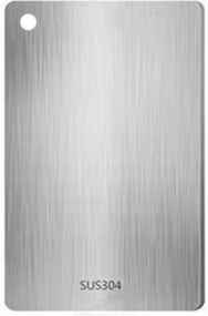 Rozsdamentes Acélból Készült Dikom Vágódeszka Tömör 24x14 cm Kétoldalas