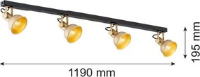 Argon LENORA 1801 Spotlámpa 4x7W/E14 IP20