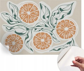 Fotótapéta Fali tapéta Hálószobába és Nappaliba Gyümölcsös minták 104x70 cm