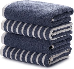 Stripe Melange - Dark Blue HC