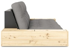 Szürke kinyitható kanapé 244 cm Base – Karup Design