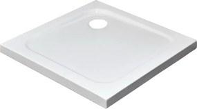 Modena Slim szögletes alacsony akril zuhanytálca, 80x80x5,5 cm-es méretben