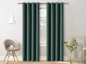 Türkizkék OXFORD függöny 140x250 cm Felfüggesztés: Hullámos sínszalag