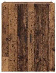 Fali Szekrények 2 pcs Régi fa 69.5 x 34 x 90 cm Faanyag