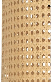 Duolla - Állólámpa ROLLER 1xE27/15W/230V átm. 45 cm rattan/fekete