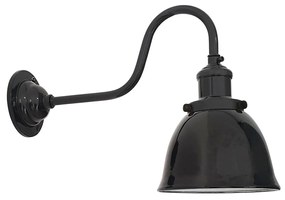 FARO LOA fali lámpa, fekete, E27 foglalattal, 62809