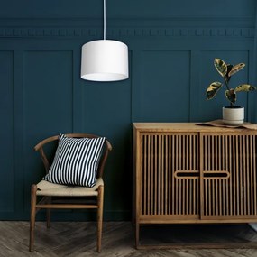 Csillár zsinóron ARDEN 1xE27/60W/230V á. 25 cm fehér