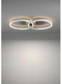 Eglo 900954 -LED RGBW Dimmelhető mennyezeti lámpa AMANDOLO 19,5W/230V fehér + távirányító