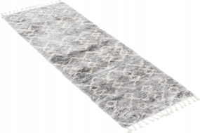 Járdaszőnyeg Shaggy Aztec 70x250 Boho rojtos w29