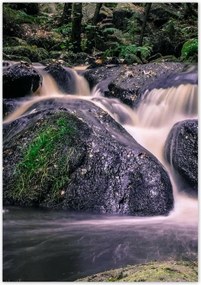 Poszterek 70x100 Folyó víz a patakban