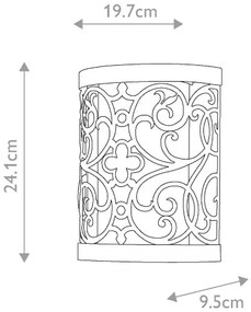 Feiss FE-ARABESQUE1 - Fali lámpa ARABESQUE 1xE14/60W/230V