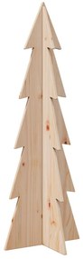tömör fenyőfa karácsonyfa-dekoráció 112 cm