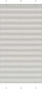 vidaXL pliszírozott redőny világosszürke 110x200 cm szövetszélesség