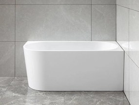 Aqualine, TIBERA R szabadon álló kád 140x70 cm, fehér, E1055