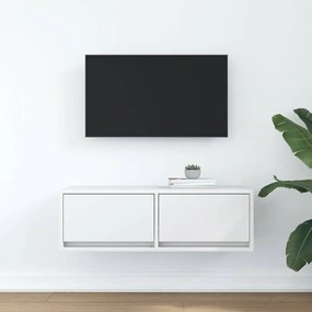 fehér szerelt fa TV-szekrény 80x31x25,5 cm