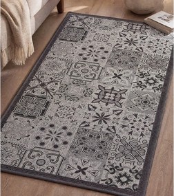 Szürke mosható futószőnyeg 50x120 cm Persane – douceur d'intérieur