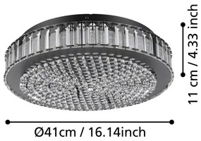 Eglo 390248 - LED Dimmelhető mennyezeti lámpa BALPARDA LED/23,5W/230V 4000K