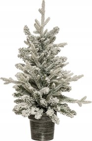 Műkarácsonyfa Hóval Bevonva 70 CM Műanyag Átmérő 45 CM