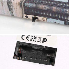 Falikép NEXOS Restaurant 30 x 40 cm - 32x LED