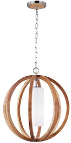 Elstead FE-ALLIER-P-S-LW - Csillár láncon ALLIER 1xE27/60W/230V tölgy FE-ALLIER-P-S-LW