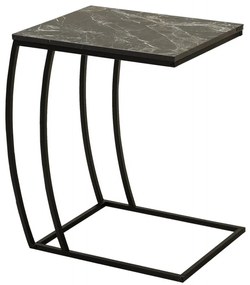 Adore Furniture Kisasztal 65x35 cm fekete AD0154