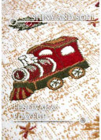 Piros pamutkeverék futószőnyeg karácsonyi mintával 80x200 cm Toy's Delight Red Christmas – Villeroy&amp;Boch