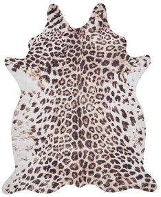 Barna-bézs szőnyeg 130x155 cm Faux Leopard – Think Rugs