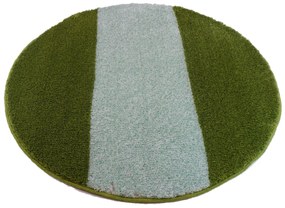 Fürdőszoba-szőnyeg ATHENA Zöld - Zöld / Kör Ø 90 cm