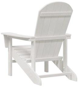 Adirondack szék Fehér 74x82x91 cm HDPE