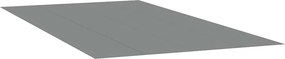 vidaXL világosszürke poliészter geotextília medencealátét 820 x 420 cm