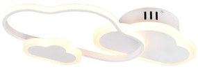 Fehér gyerek lámpa 52x25 cm Cloudy – Trio